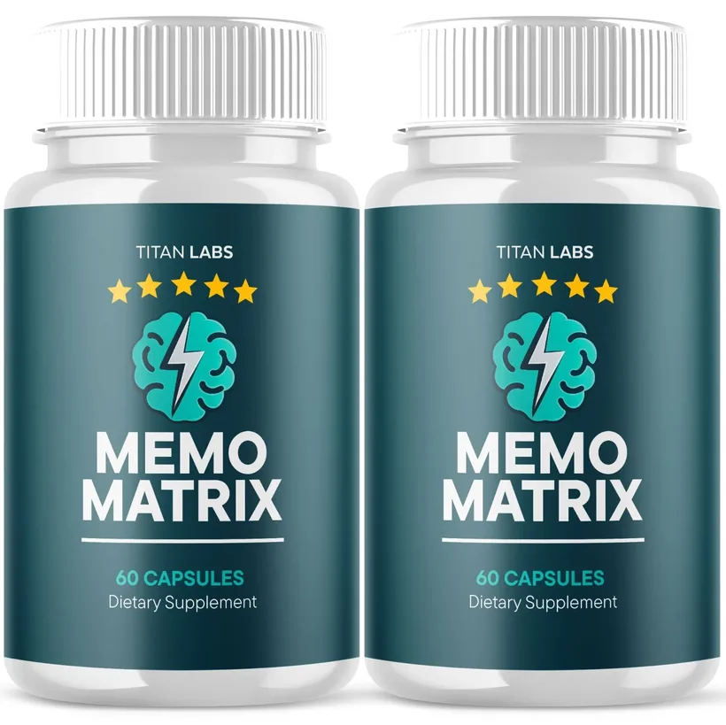 Memo Matrix memory and focus supplement bottle